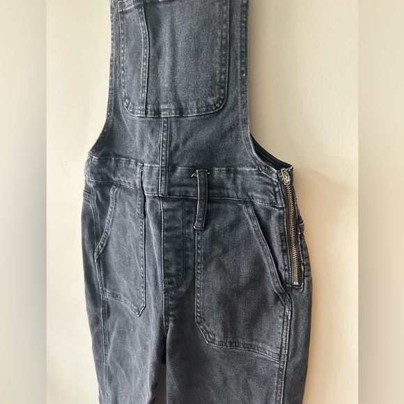 Madewell Lunar Wash Skinny Overalls - Picture 5 of 9
